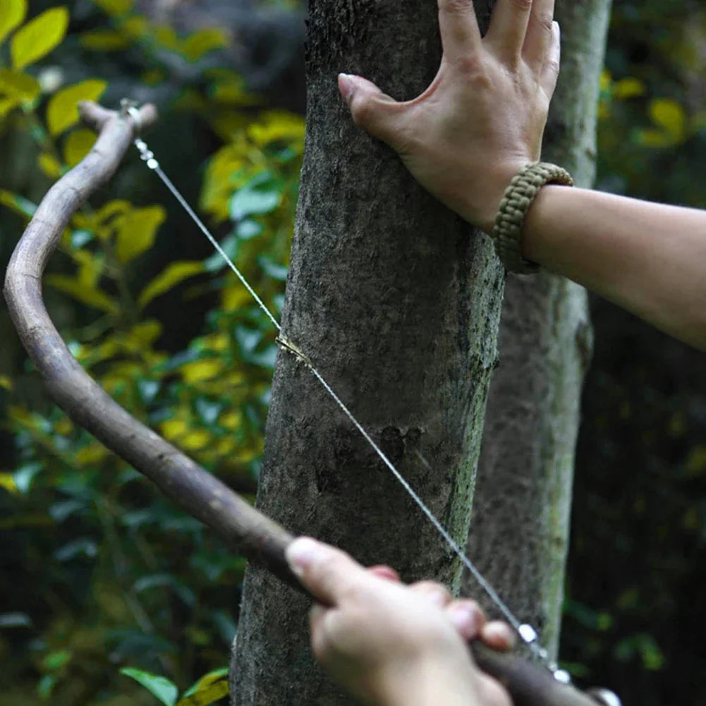 Easy-to-carry Stainless Wire Survival Saw