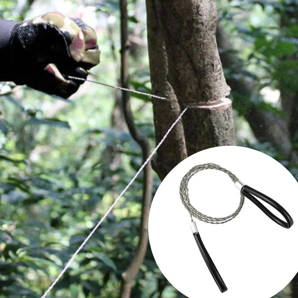 Easy-to-carry Stainless Wire Survival Saw